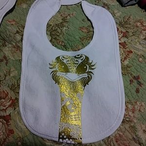 Ostrich baby‎ bib